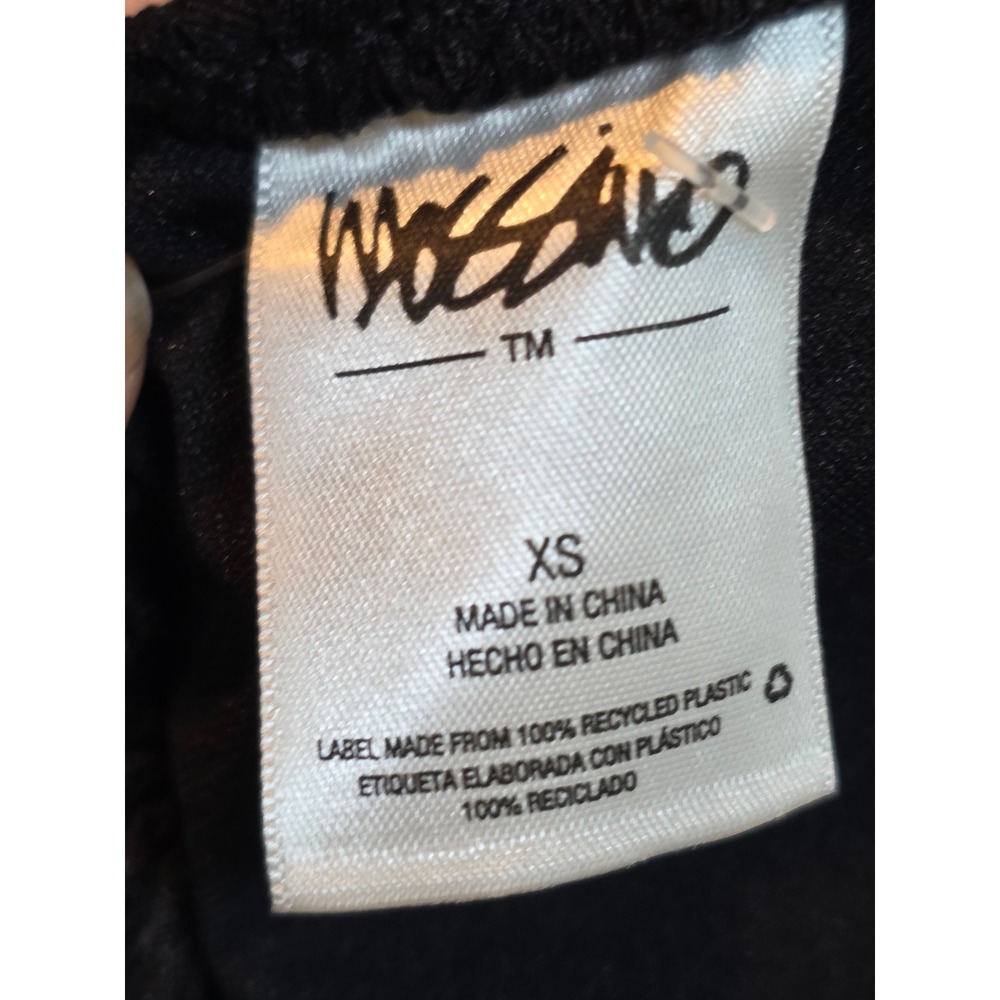 Mossimo Black Lace Crochet Triangle Bikini Top XS Halter Swim Target 238103215 - Picture 5 of 9